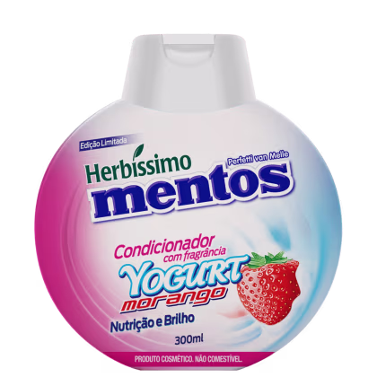 Imagem do produto Herbíssimo Mentos Yogurt Morango - Condicionador 300ml