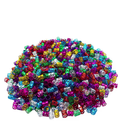 Imagem do produto Kit Arte Sedução Anéis para Tranças Dreads Box Braids Reguláveis (1000 Unidades)