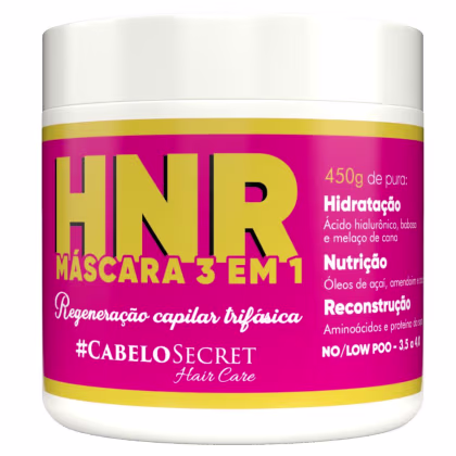 Imagem do produto #CabeloSecret HNR 3 em 1 - Máscara Capilar 450g