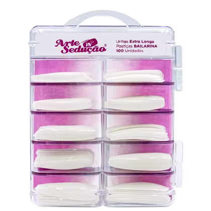 Imagem do produto Arte Sedução Bailarina Extra Longa - Unhas Postiças (100 Unidades)