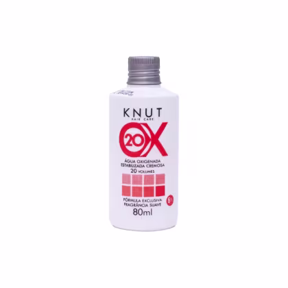 Imagem do produto Knut OX 6% 20 Volumes - Água Oxigenada Estabilizada Cremosa 80ml