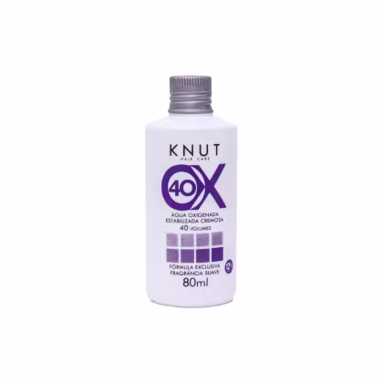 Imagem do produto Knut OX 12% 40 Volumes - Água Oxigenada Estabilizada Cremosa 80ml