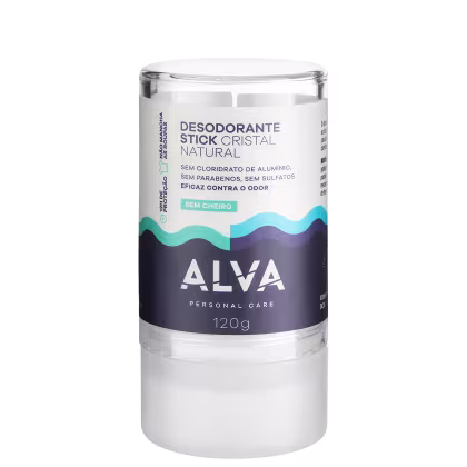 Imagem do produto Alva Stick Cristal Natural - Desodorante em Bastão 120g