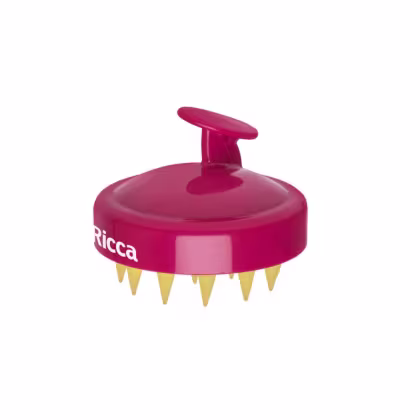 Massageador de Couro Cabeludo Shampoo Brush, da marca Ricca.