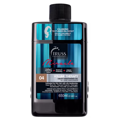Imagem do produto Truss Miracle Volume Therapy - Finalizador Capilar 650ml
