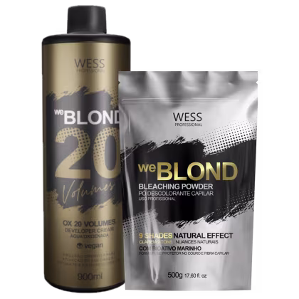 Imagem do produto Kit Wess Professional we.Blond OX 20 Volumes (2 Produtos)
