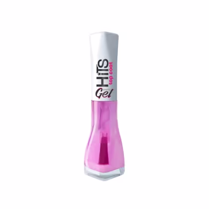 Imagem do produto Esmalte Tratamento Top Coat Efeito Gel Hits 8ml
