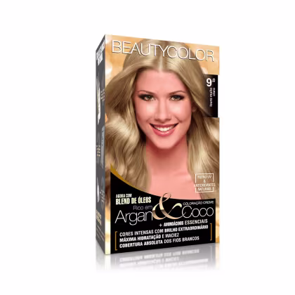 Imagem do produto Tintura Beauty Color Kit 9.0 Louro Muito Claro
