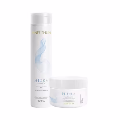 Kit Aneethun Hidra Duo Mask com shampoo e máscara.