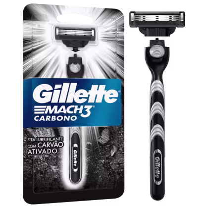 Imagem do produto Gillette Mach3 Carbono - Aparelho de Barbear