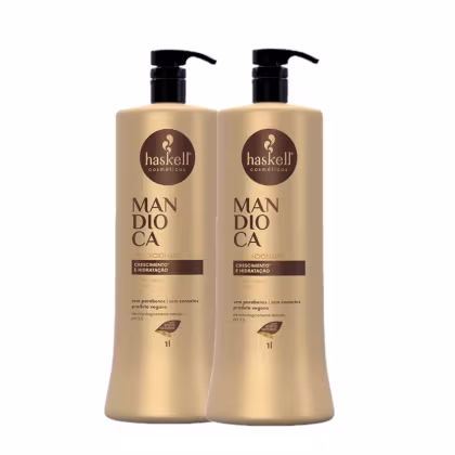 Imagem do produto Kit Haskell Mandioca Condicionador Salon (2 Unidades)