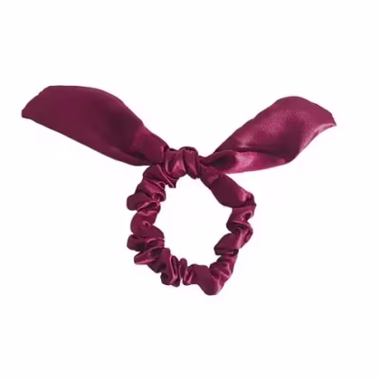 Imagem do produto Stuff Anti Frizz Bordô - Prendedor de Cabelo de Cetim com Laço