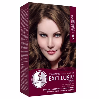 Tonalizante Haskell Excllusiv Tom 630 Louro Escuro Dourado