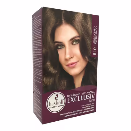 Tonalizante Haskell Excllusiv Tom 810 Louro Claro Acinzentado