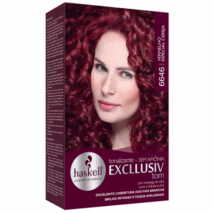 Tonalizante Haskell Excllusiv Tom 6646 Vermelho Especial Cereja