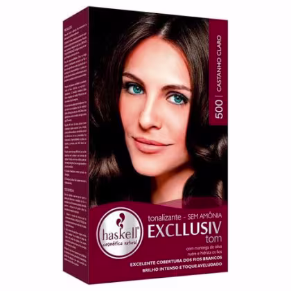 Tonalizante Haskell Excllusiv Tom 500 Castanho Claro