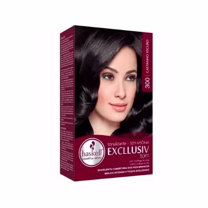 Tonalizante Haskell Excllusiv Tom 300 Castanho Escuro