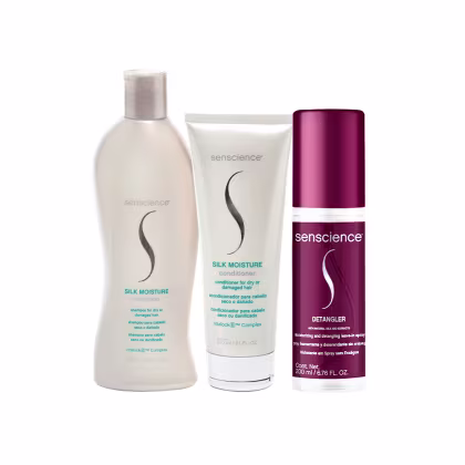 Imagem do produto Kit Senscience Silk Moisture + Detangler Trio (3 Produtos)