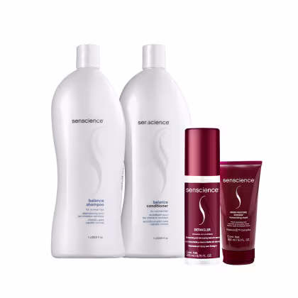 Imagem do produto Kit Senscience Balance Detangler Restore Salon Squad (4 Produtos)