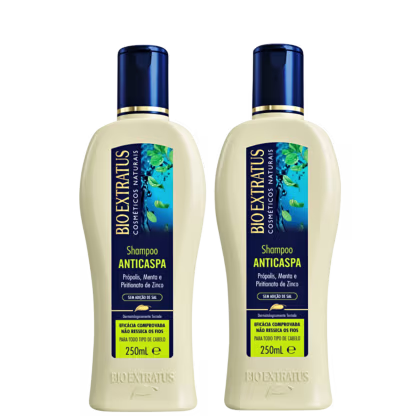 Imagem do produto Kit Bio Extratus - Shampoo Anticaspa 250ml (2 unidades)