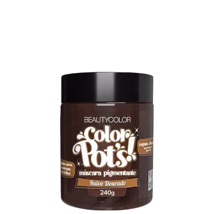 Imagem do produto BeautyColor Color Pot's Ruivo Dourado - Máscara Pigmentante 240g