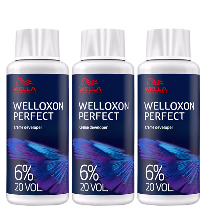 Imagem do produto Kit Wella Professionals Welloxon Perfect 6% Oxidante 20 Volumes (3 Unidades)
