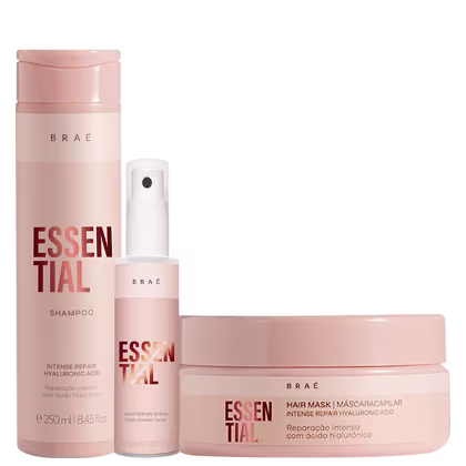 Imagem do produto Kit Braé Essential Limpa + Repara + Finaliza (3 Produtos)