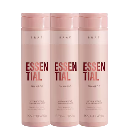 Imagem do produto Kit Braé Essential Shampoo Trio (3 Unidades)
