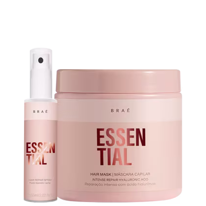Imagem do produto Kit Braé Essential Repara e Trata - Máscara Capilar 500g + Leave-in 60ml
