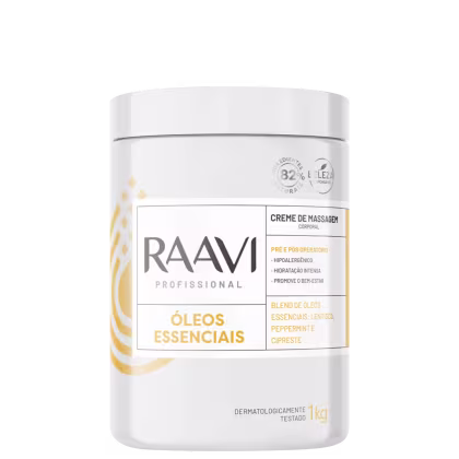 Imagem do produto Raavi Óleos Essenciais - Creme de Massagem 1kg