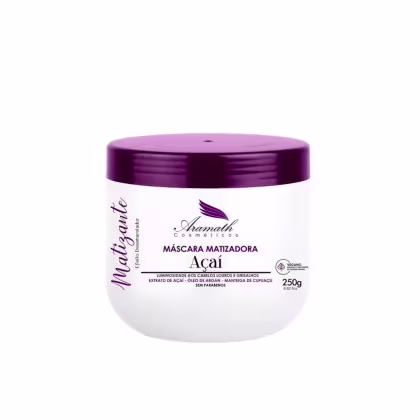 Imagem do produto Aramath Cosméticos Matizante Açaí - Máscara Matizadora 250g