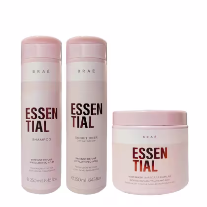 Imagem do produto Kit Braé Essential Tratamento Intenso Diário (3 Produtos)