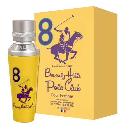 Perfume Importado Feminino 8 Beverly Hills Polo Club Pour Femme EDP, 100ml.