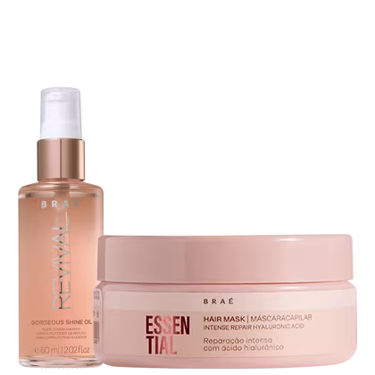 Imagem do produto Kit Braé Essential Revival - Máscara Capilar 200g + Óleo Capilar 60ml