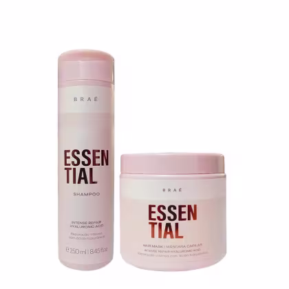 Imagem do produto Kit Braé Essential Duo Diário - Shampoo 250ml + Máscara Capilar 500g