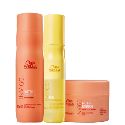Imagem do produto Kit Wella Professionals Invigo Nutri-Enrich Sun Trio Super (3 Produtos)