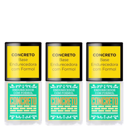 Imagem do produto Top Beauty S.O.S Unhas Concreto - Base Endurecedora para Unhas 3x7ml