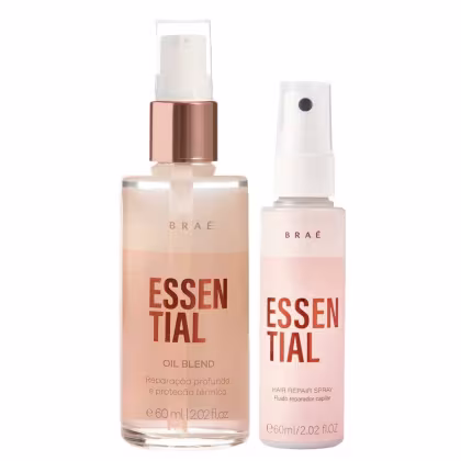 Imagem do produto Kit Braé Essential Finalizador - Leave-in 60ml + Óleo Capilar 60ml