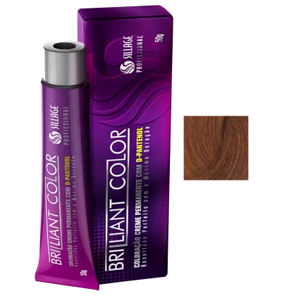 Imagem do produto Sillage Brilliant Color 8/4 Louro Claro Cobre - Coloração 50g