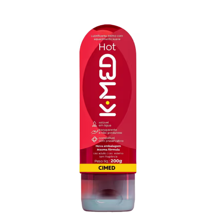 Imagem do produto Cimed K-Med Hot - Gel Lubrificante Íntimo 200g