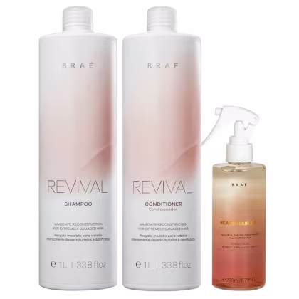 Imagem do produto Kit Braé Revival Beach Hair Day Salon (3 Produtos)