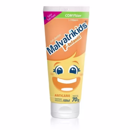Imagem do produto Megalabs Malvatrikids Tutti-Frutti - Gel Dental Infantil 70g