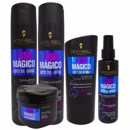 Imagem do produto Kit Hidrabell Liso Mágico Completo Mini (5 Produtos)