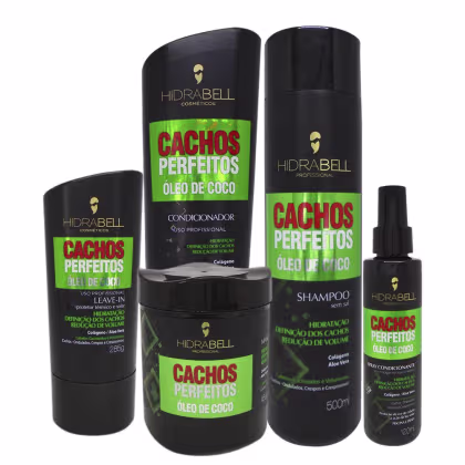 Imagem do produto Kit Hidrabell Cachos Perfeitos Completo (5 Produtos)