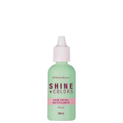 Imagem do produto Abelha Rainha Shine Colors Base Líquida Matificante FPS 15 Chocolate 30ml