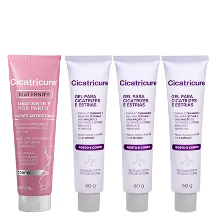 Imagem do produto Kit Cicatricure Antiestrias Maternity (4 produtos)