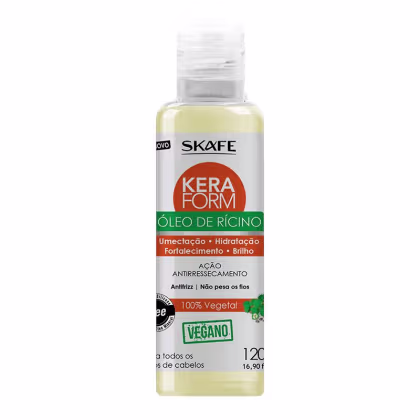 Imagem do produto Skafe Keraform Óleo de Rícino Antirressecamento - Óleo Capilar 120ml