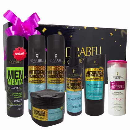 Imagem do produto Kit Hidrabell Presente de Dia dos Namorados Antiqueda Engrossador (7 Produtos)