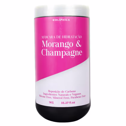 Imagem do produto Obliphica Cosméticos Morango & Champagne - Máscara de Hidratação 1kg