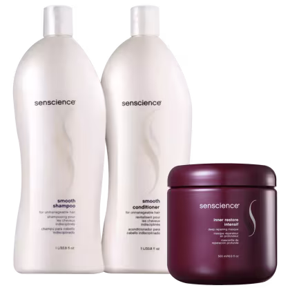 Imagem do produto Kit Senscience Smooth Inner Restore Salon Care (3 Produtos)